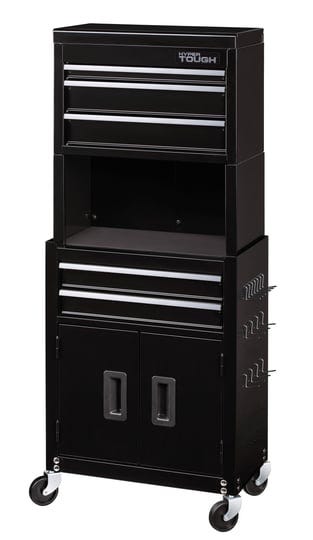 hyper-tough-20-in-5-drawer-rolling-tool-chest-cabinet-combo-with-riser-1