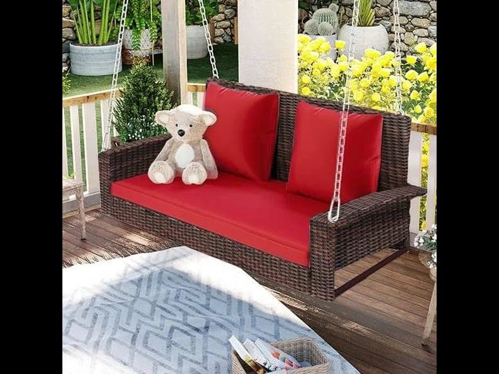 prohon-wicker-porch-swings-2-person-hanging-porch-swing-with-chains-red-cushion-pillow-outdoor-bench-1