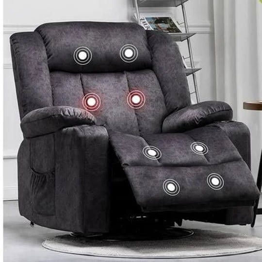 comhoma-recliner-chair-360-swiveling-sofa-heated-massage-rocker-gray-size-standard-1