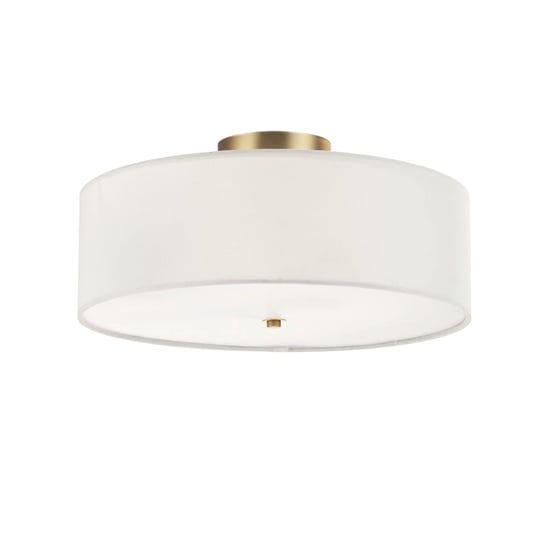 globe-electric-60998-kyle-2-light-flush-mount-ceiling-light-matte-brass-white-linen-shade-1