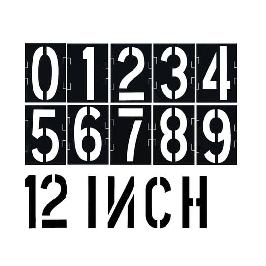 12-inch-number-stencils-reusable-number-templates-interlocking-stencil-kit-plastic-large-size-number-1