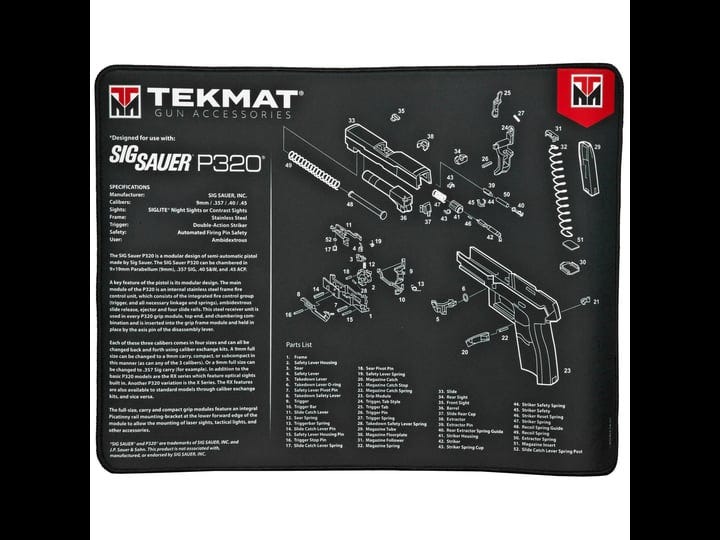 tekmat-sig-sauer-p320-ultra-premium-gun-cleaning-mat-1