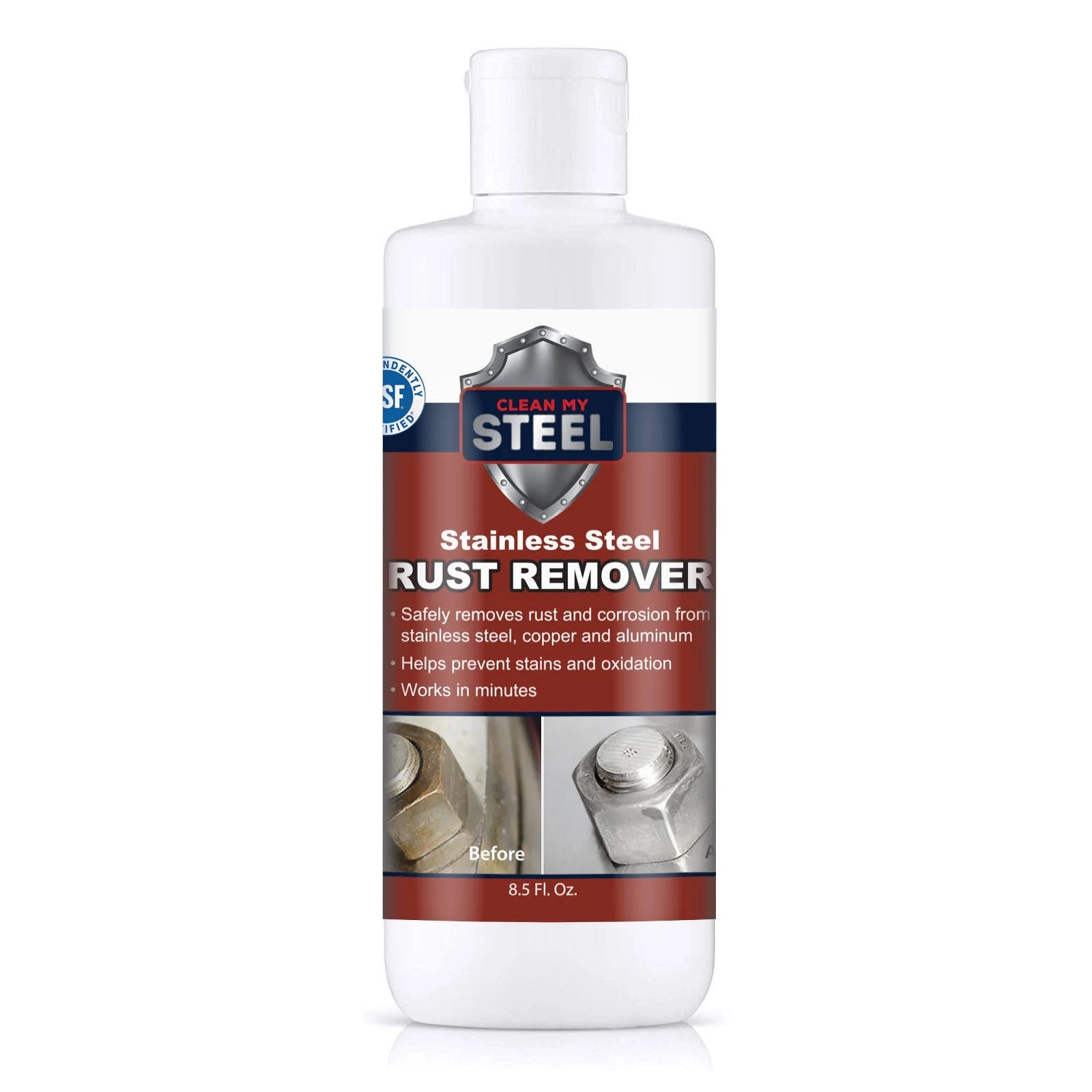 Stainless Steel Rust Remover - Safe, Organic, and Effective Cleaner | Image