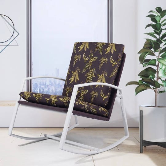 homycasa-fabric-upholstered-rocking-chair-bessemer-brown-leaf-1