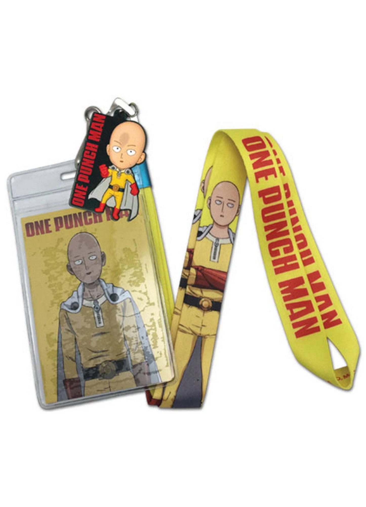 Officially Licenced One Punch Man Saitama Lanyard for Anime Fans | Image