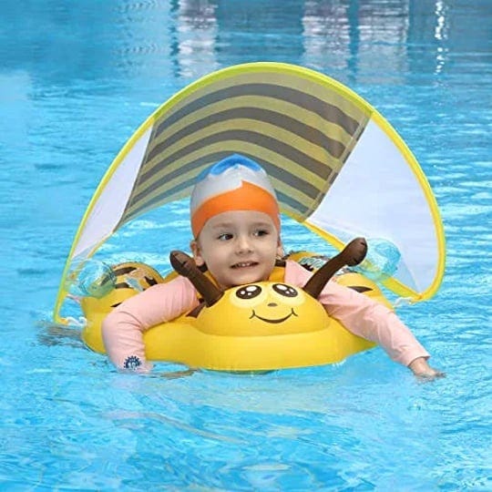 free-swimming-baby-inflatable-baby-pool-float-ring-newest-bumble-bee-swim-trainer-for-age-of-3-48-mo-1