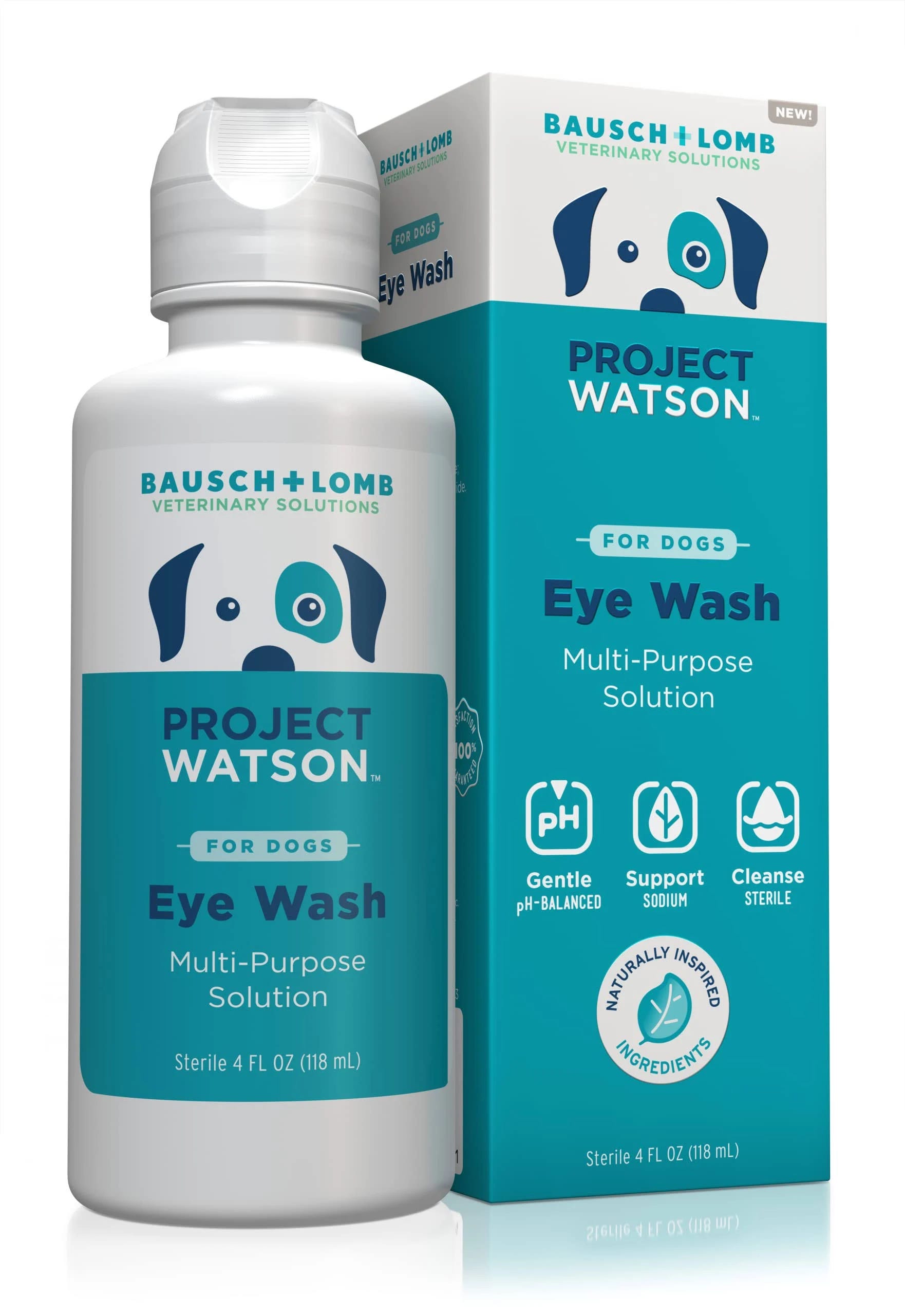 Project Watson Dog Eye Cleaner for Tear Stain Removal and Eye Health Support | Image