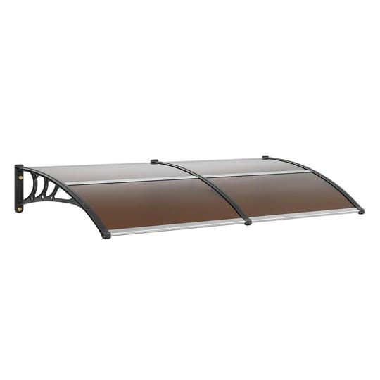 vivohome-polycarbonate-window-door-awning-canopy-brown-with-black-bracket-40-inch-x-80-inch-1