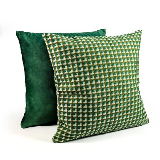 arltth-green-plaid-pillow-covers-18x18in-set-of-2-dark-green-solid-color-velvet-throw-pillows-soft-d-1