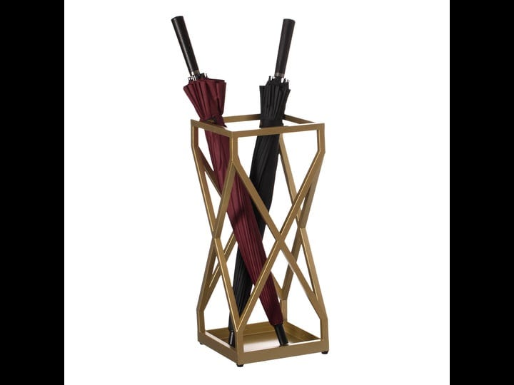 vintiquewise-decorative-gold-square-x-design-umbrella-holder-stand-for-indoor-and-outdoor-qi004471-1