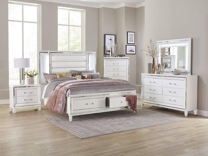 homelegance-tamsin-white-metallic-storage-platform-bedroom-set-1
