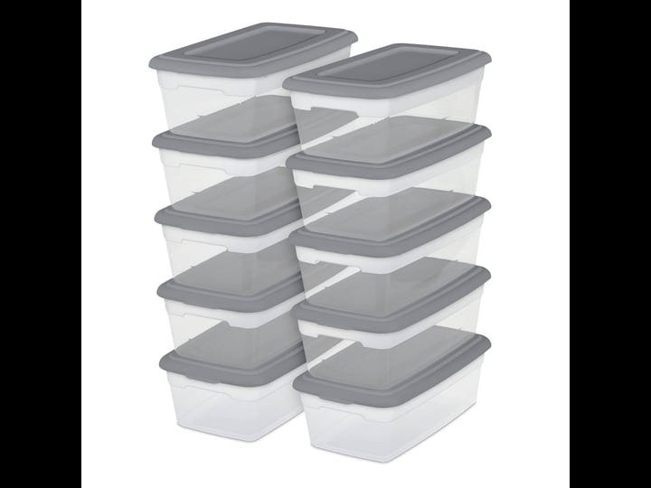 sterilite-plastic-set-of-10-6-qt-storage-boxes-titanium-1