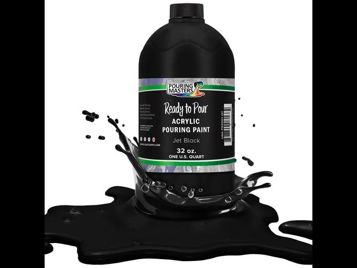 pouring-masters-jet-black-acrylic-ready-to-pour-pouring-paint-premium-32-ounce-1