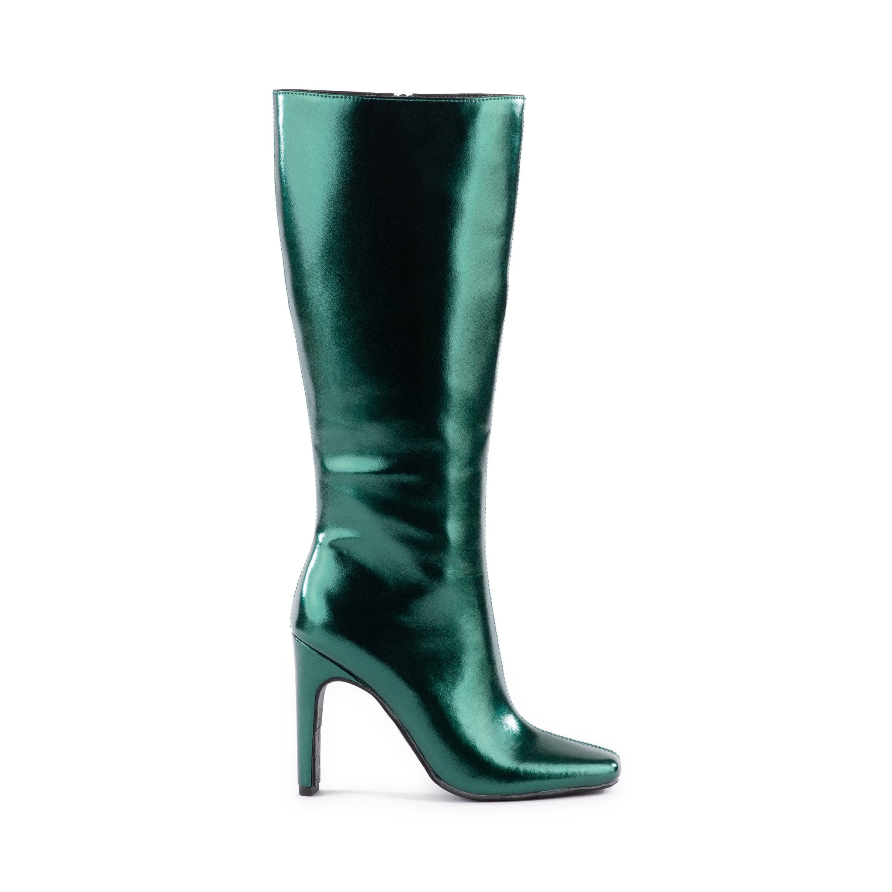 Emerald Metallic Knee High Boot by BC Footwear | Image