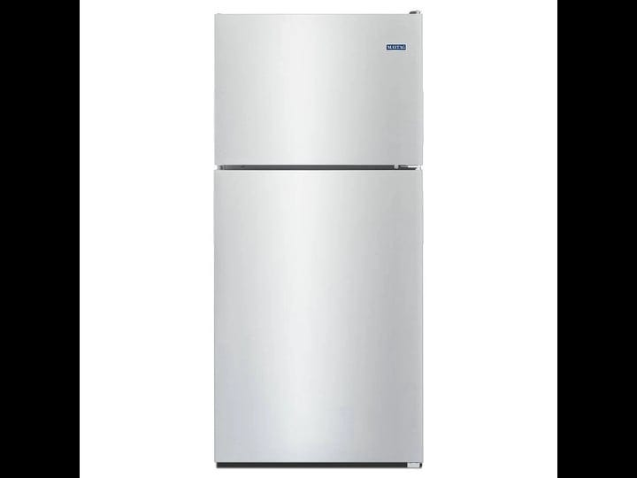 maytag-mrt118fffz-top-freezer-refrigerator-29-8-18-1-cu-ft-stainless-steel-1