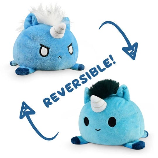 teeturtle-the-original-reversible-tic-tac-ko-unicorn-plushie-blue-cute-sensory-fidget-stuffed-animal-1