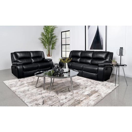 coaster-camila-2-piece-faux-leather-upholstered-motion-reclining-sofa-set-black-1