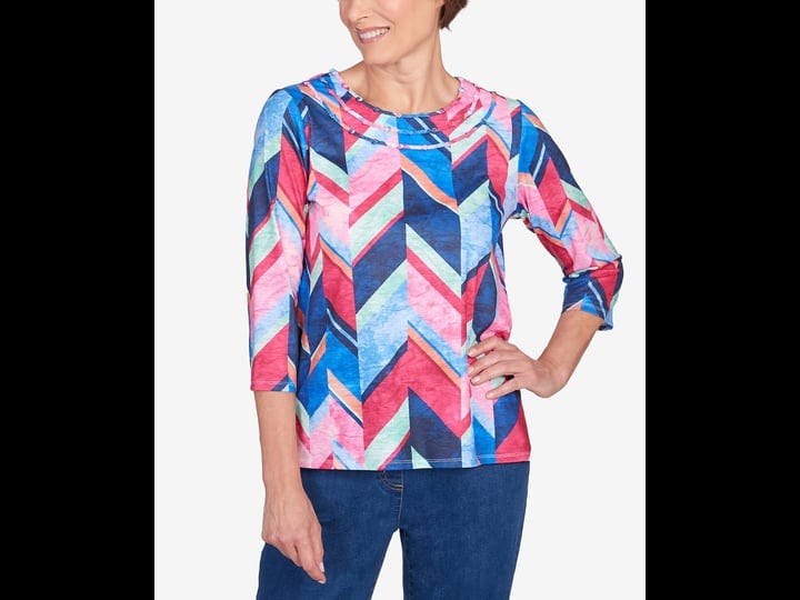 alfred-dunner-petite-in-full-bloom-triple-notch-neck-geometric-top-multi-size-pm-1