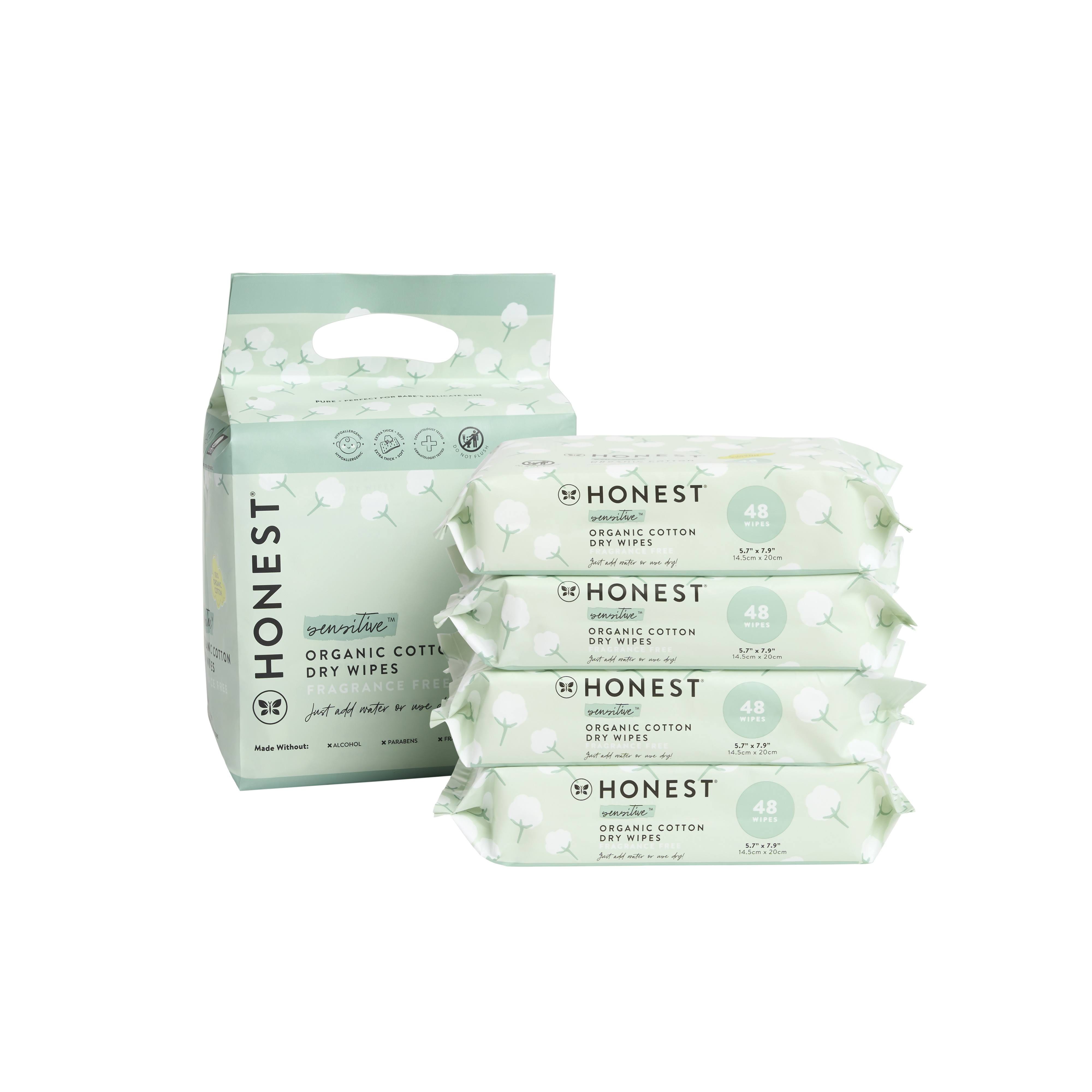 Organic Cotton Honest Wipes Pack of 192 | Image