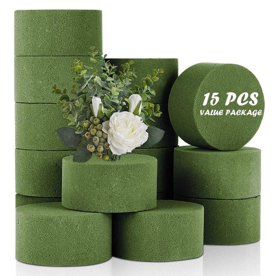 taope-15-pcs-floral-foam-green-styrofoam-block-for-artificial-flowers-round-wet-dry-foam-bricks-flor-1