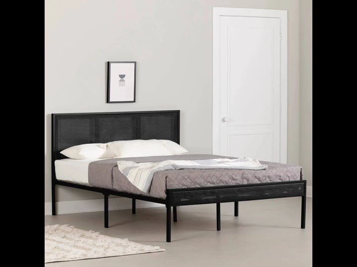 south-shore-hoya-metal-platform-bed-with-natural-cane-queen-pure-black-1