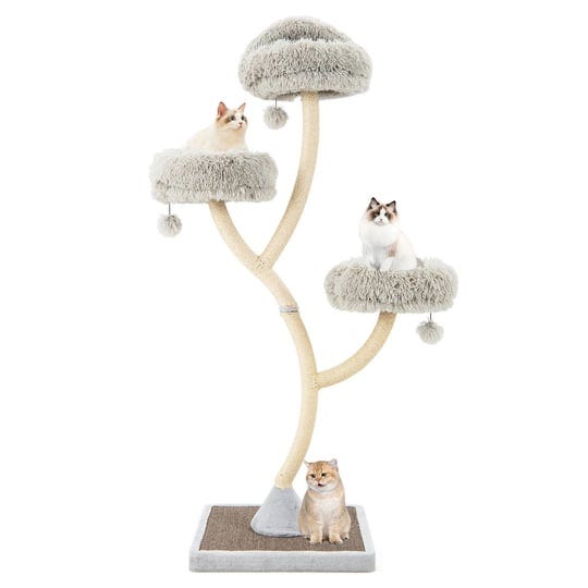 costway-cat-tree-tower-70-multi-level-kitten-activity-center-with-3-perches-balls-gray-1