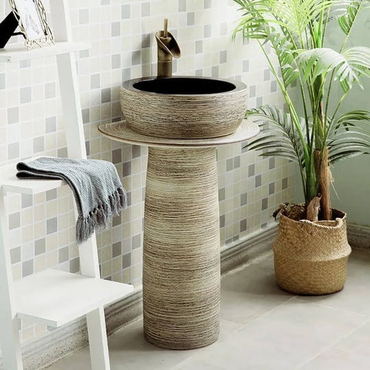 kaolin-clay-pedestal-sink-wash-sink-without-drain-faucet-outdoor-and-indoor-1