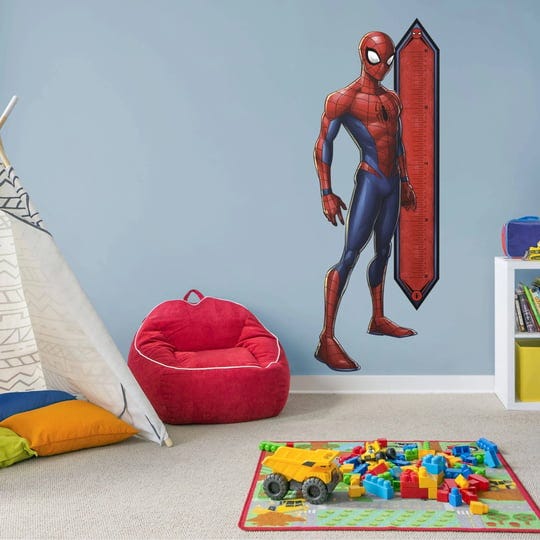 fathead-spider-man-growth-chart-life-size-officially-licensed-marvel-removable-wall-decal-1