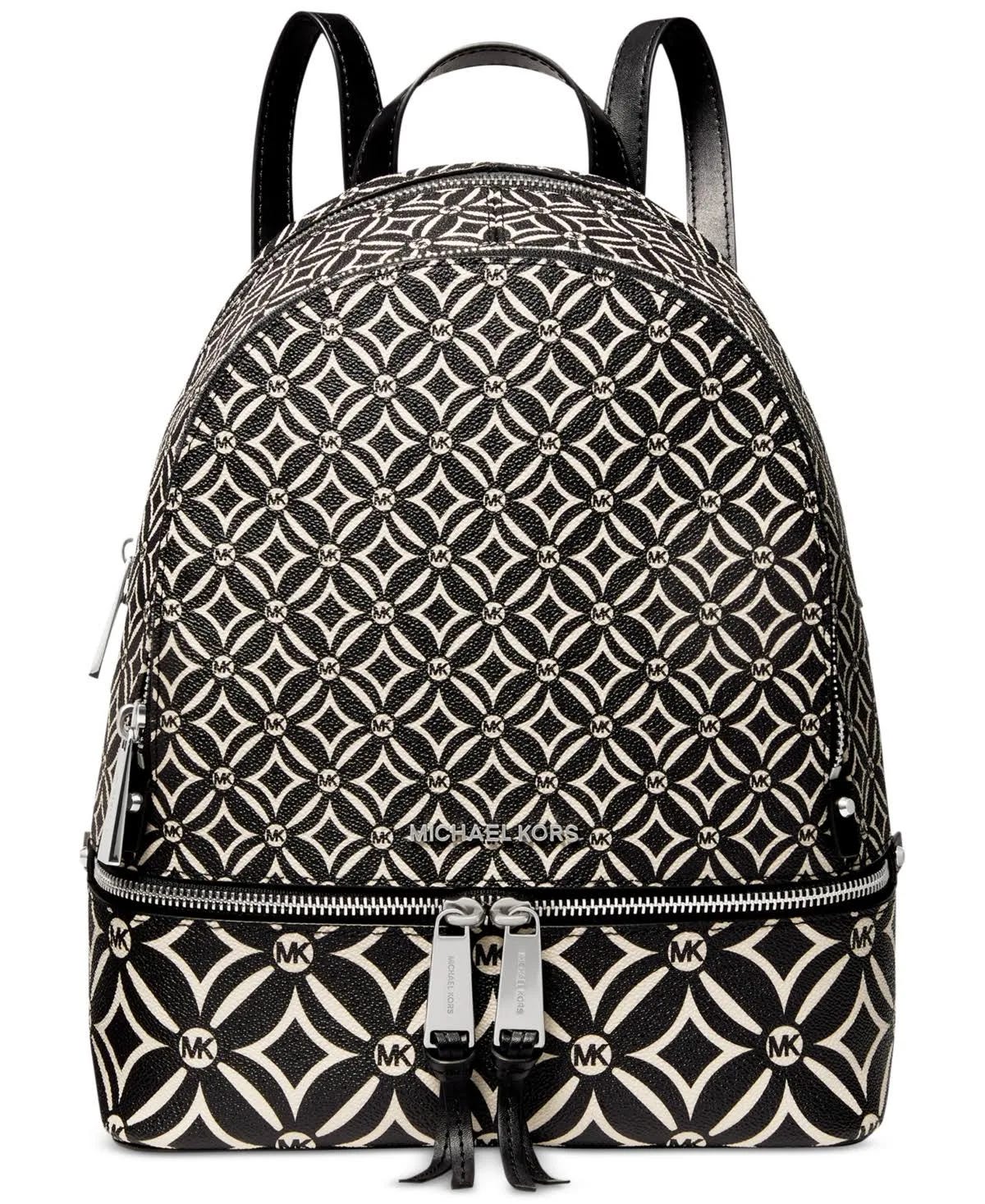 Michael Kors Rhea Zip Medium Travel Backpack - Leather & PVC | Image