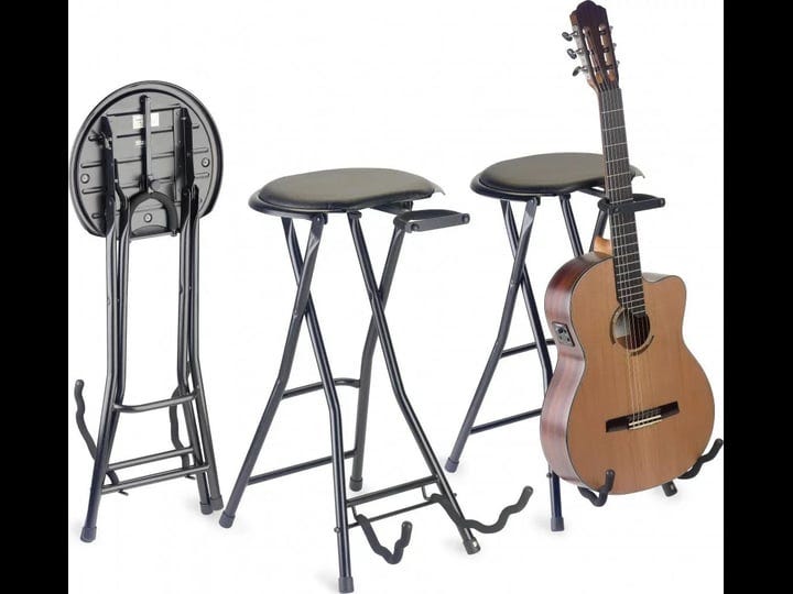 stagg-gist-350-foldable-round-stool-with-built-in-guitar-stand-1