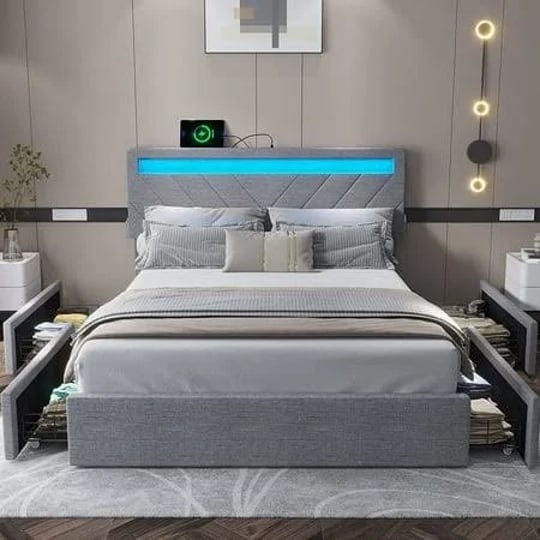 queen-bed-frame-with-2-usb-charging-station-led-lights-headboard-4-storage-drawers-led-upholstered-p-1