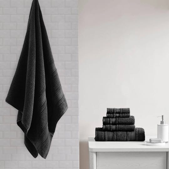 madison-park-essentials-adrien-super-soft-cotton-quick-dry-bath-towel-6-piece-set-black-1
