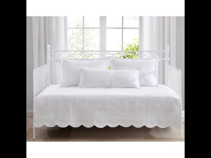 laura-ashley-solid-trellis-white-cotton-daybed-cover-set-1