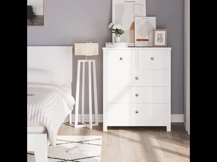 dresser-for-bedroom-with-5-drawers-white-1