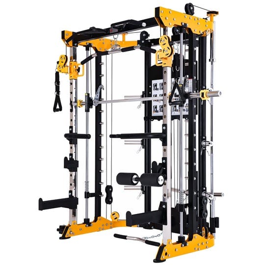 altas-strength-light-commercial-home-gym-smith-machine-with-pulley-system-and-leg-developer-1