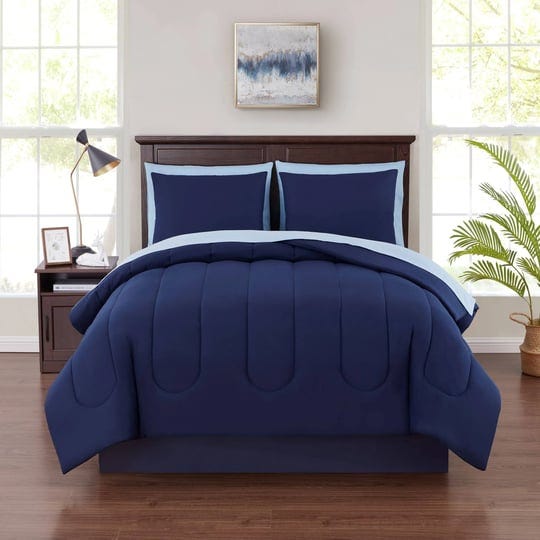 mainstays-navy-reversible-7-piece-bed-in-a-bag-comforter-set-with-sheets-full-1