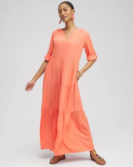 womens-tiered-a-line-maxi-dress-in-orange-size-16-18-chicos-1
