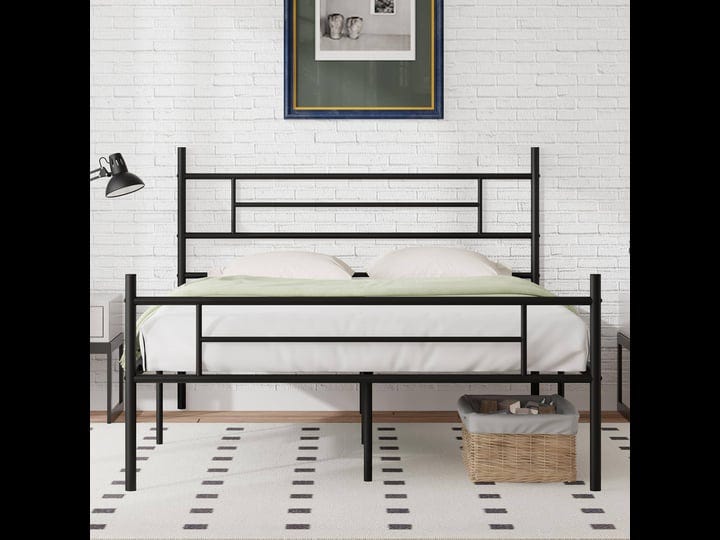 novilla-queen-bed-frame-with-headboard-and-footboard-14-inch-metal-platform-bed-frame-under-bed-stor-1