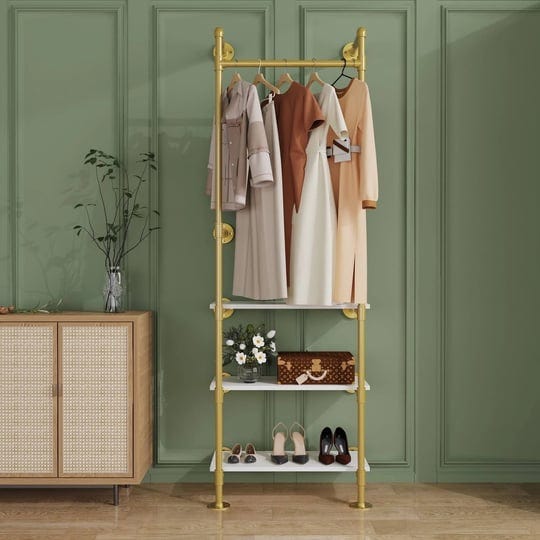 industrial-pipe-clothes-rack-garment-stand-for-walk-in-wardrobe-with-shelves-gold-1