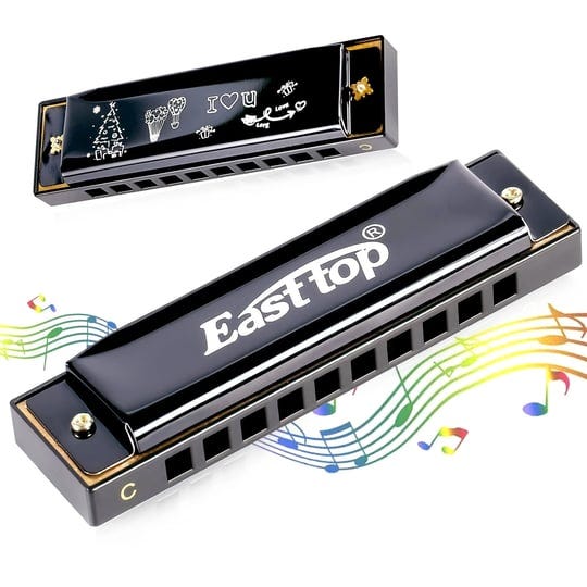 east-top-10-hole-happy-harmonica-diatonic-harmonica-key-of-c-mouth-organ-blues-harmonica-for-adults--1