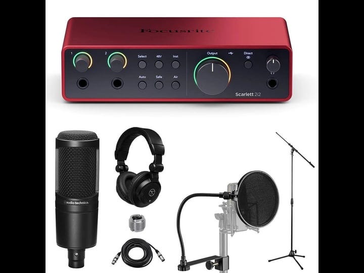 focusrite-scarlett-2i2-4th-gen-usb-interface-with-software-suite-bundle-with-at2020-microphone-taph1-1