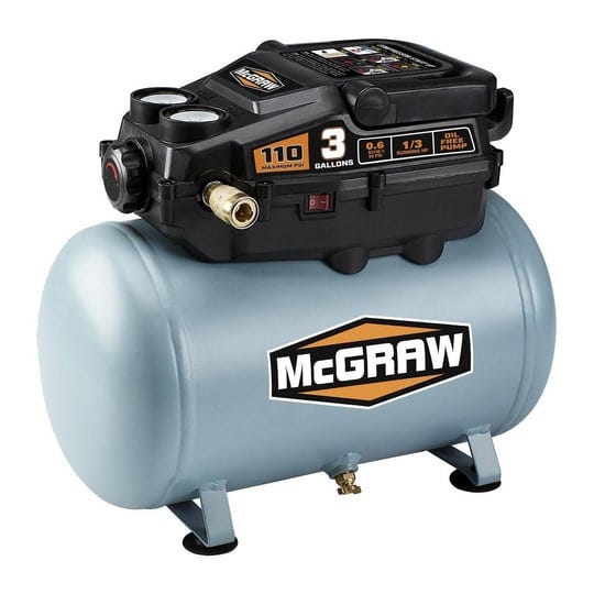 mcgraw-3-gallon-1-3-hp-110-psi-oil-free-hot-dog-air-compressor-57573