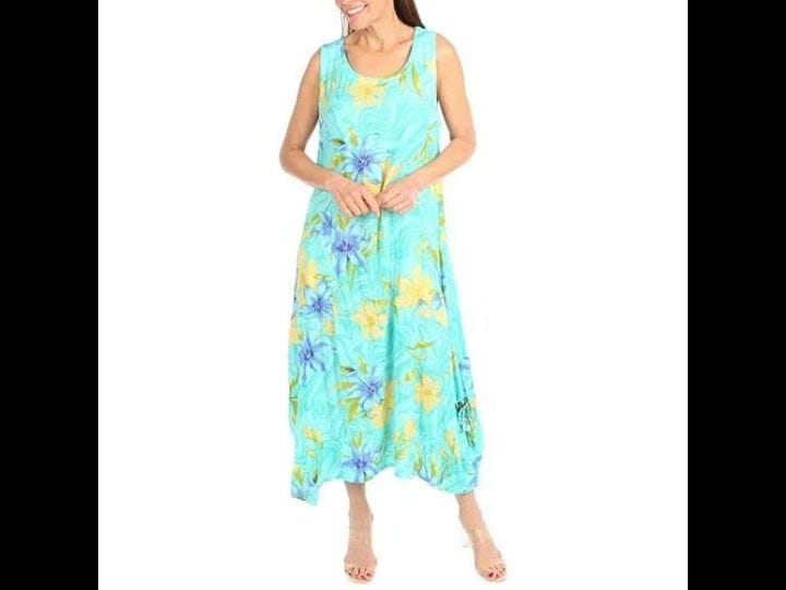 water-lily-womens-floral-wear-two-way-midi-dress-aqua-splas-large-1