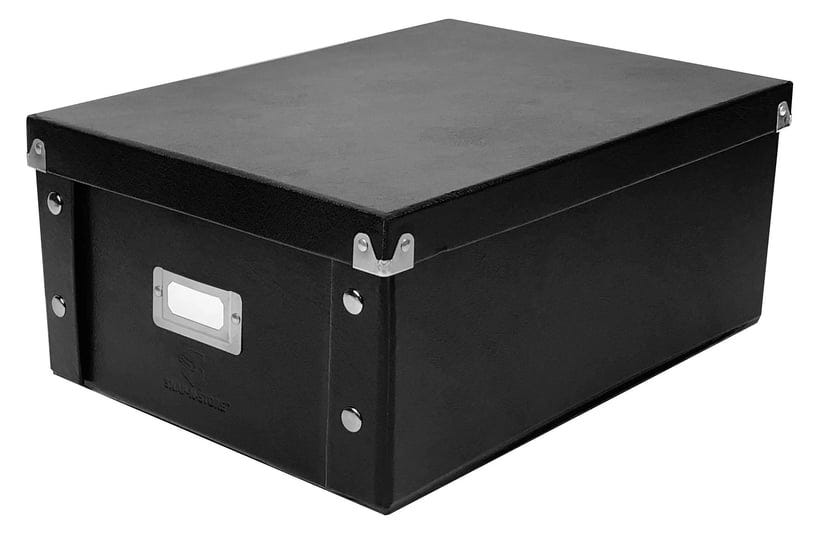 snap-n-store-double-wide-cd-storage-box-black-2-pk-1