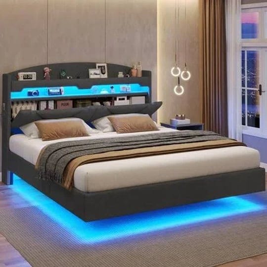 queen-size-floating-bed-frame-with-charging-station-led-upholstered-platform-bed-frame-with-storage--1