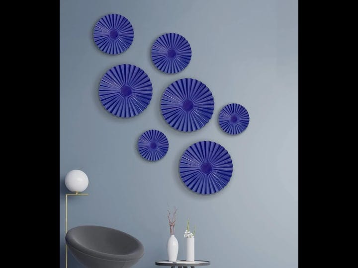 itrixgan-7-pieces-deep-blue-wall-art-round-metal-modern-accent-large-sunburst-hanging-decorations-ab-1