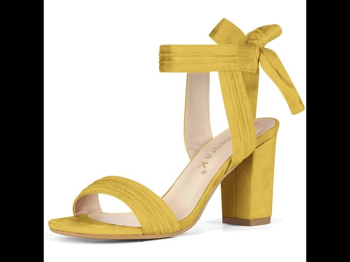 faux-suede-open-toe-ankle-tie-back-chunky-heel-sandals-yellow-6-6