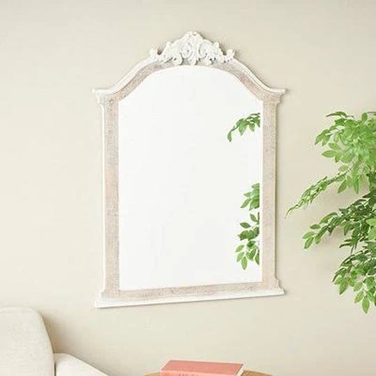 arched-rectangle-scroll-wall-mirror-cream-medium-wood-kirklands-home-1