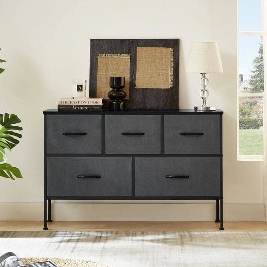 fabric-dresser-storage-organizer-unit-for-bedroom-with-5-drawers-dark-gray-5-drawer-1