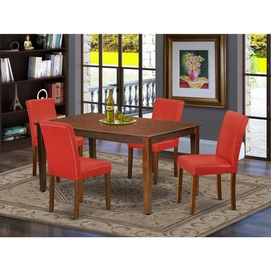 east-west-furniture-dining-room-set-mahogany-caab5-mah-72-red-1